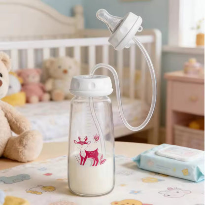 Hands Free Baby Feeding Bottle