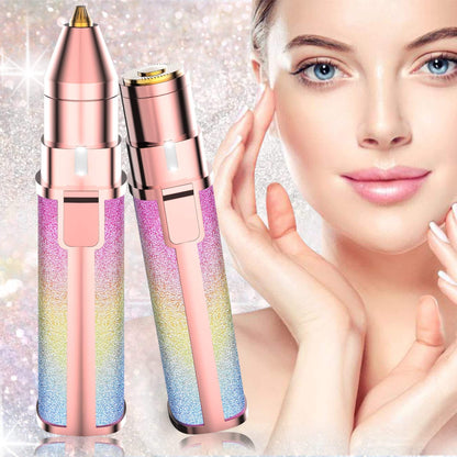 2-in-1 Facial Hair Remover for Women eyebrow and upper lips trimmer