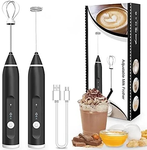 2 In 1 Rechargeable Electric Coffee and Egg Beater