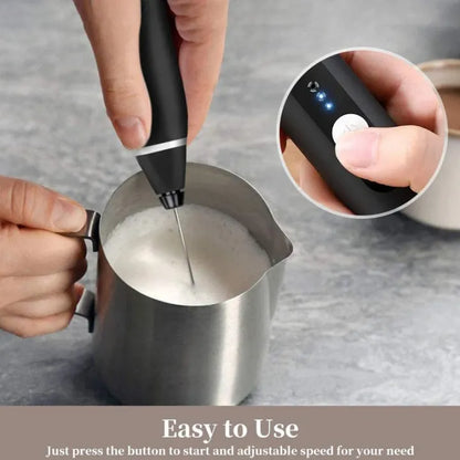 2 In 1 Rechargeable Electric Coffee and Egg Beater