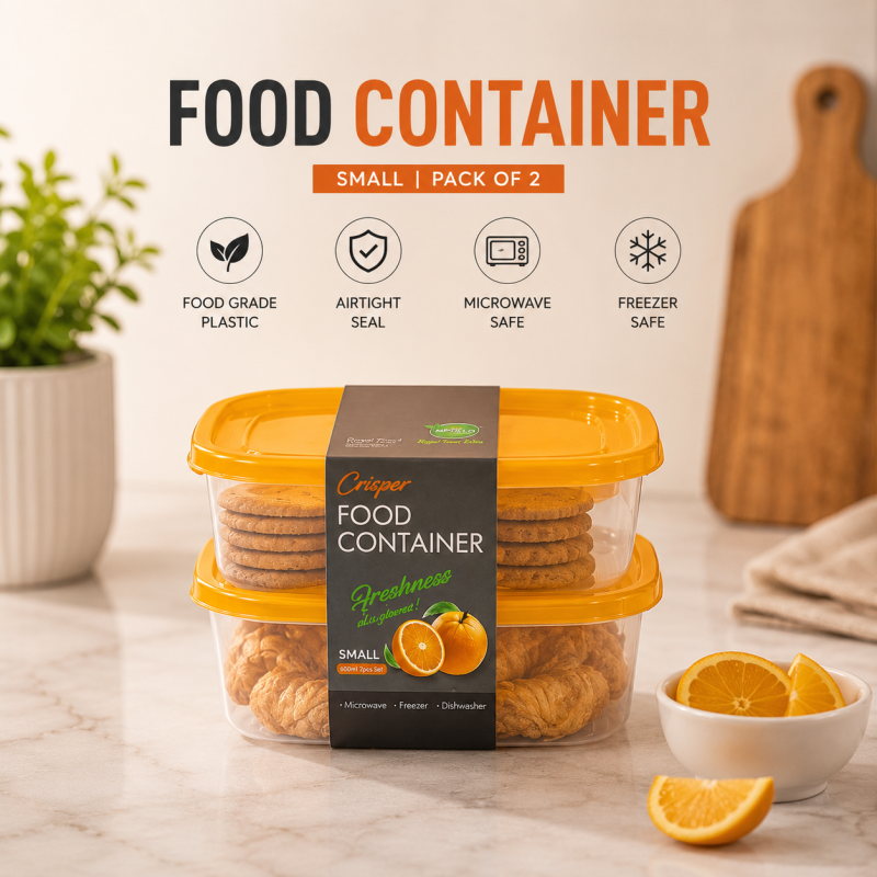 Crisper Food Container (Pack of 3 )