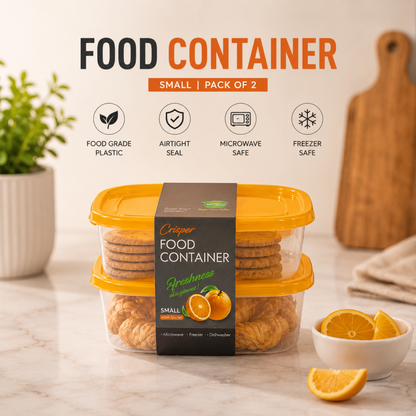 Crisper Food Container (Pack of 3 )