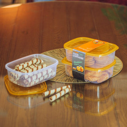 Crisper Food Container (Pack of 3 )