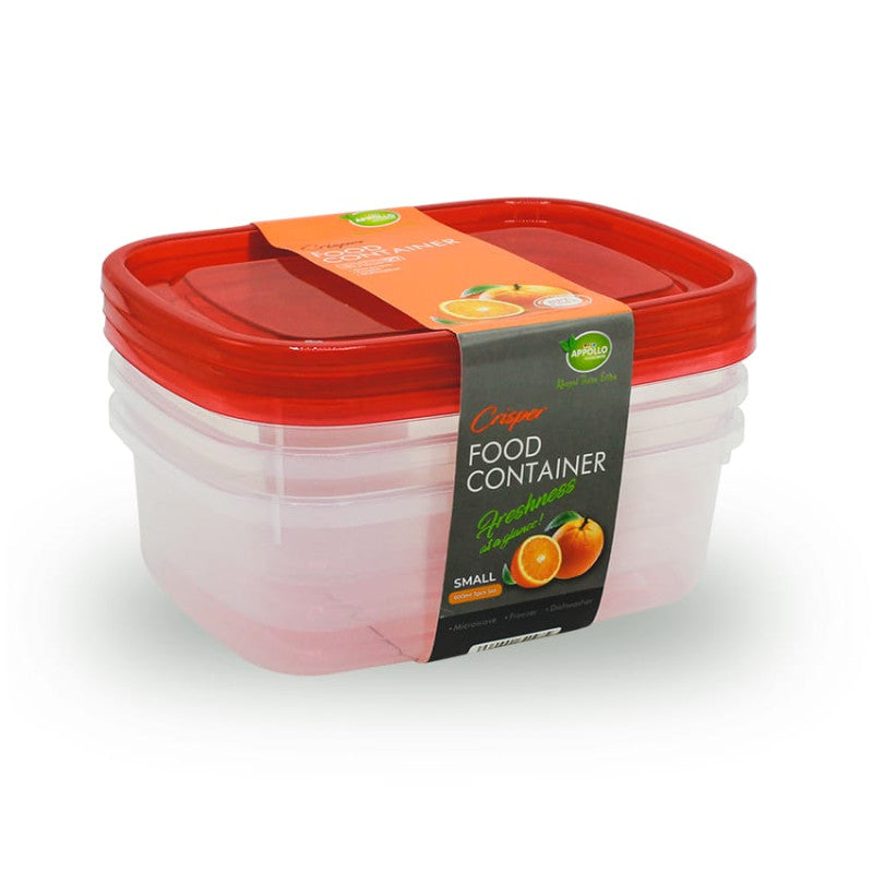 Crisper Food Container (Pack of 3 )