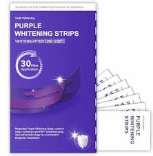 Purple Teeth Whitening Strips ( 7 Pair )